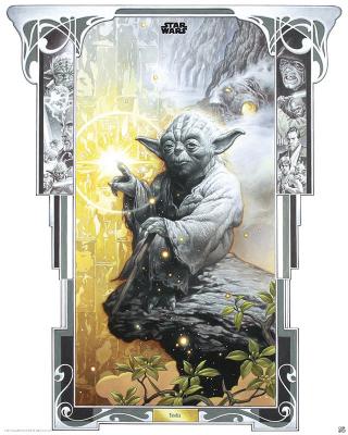 Poster affiche star wars yoda 3